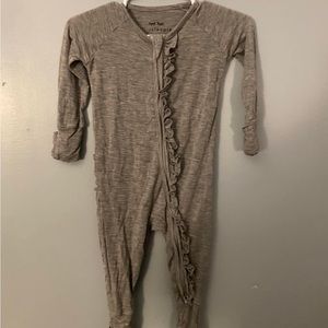 Little Sleepies Footie W/ Ruffle Butt